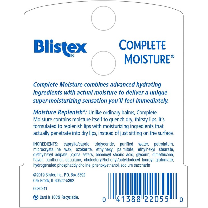BLISTEX Complete Moist Balm 0.15 OZ