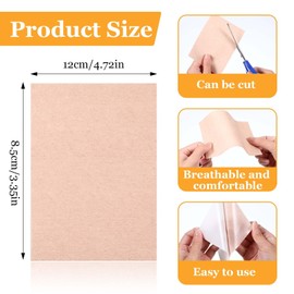 Kifmurase 18 Pcs Tattoo Cover Up Patch, Tattoo Cover Up Makeup Waterproof Tape, Invisible Tattoos Cover-Up Sticker Ultra Thin, Breathable Sweatproof Scar Covers Tape for T-attoos Spots 4.72" × 3.35"