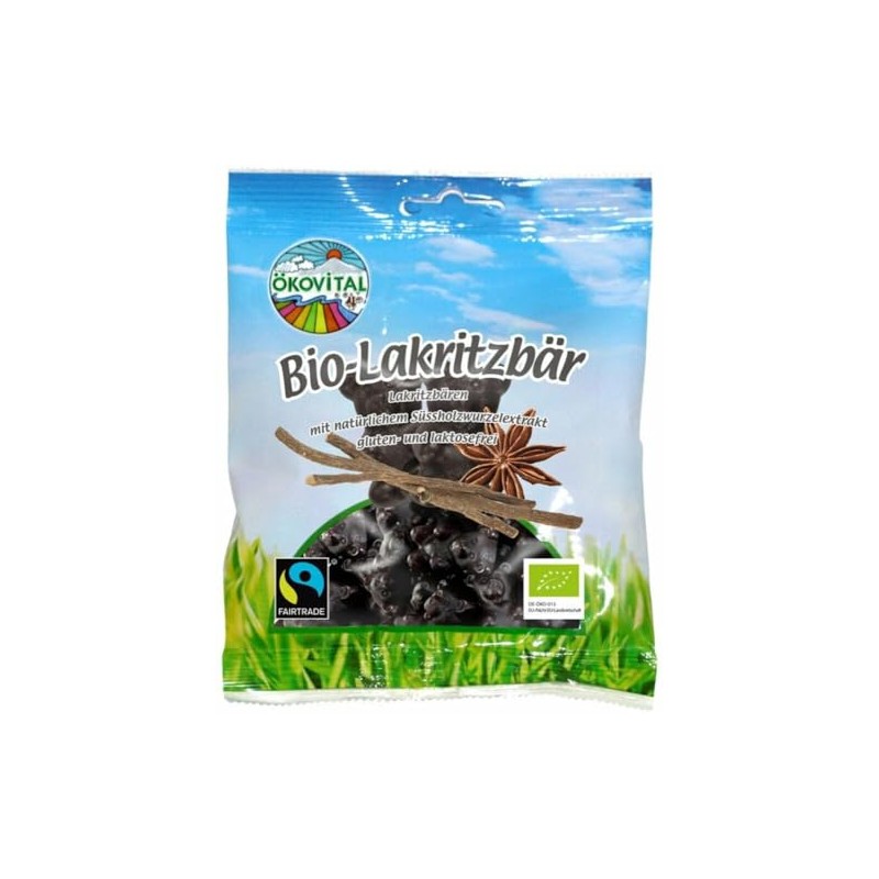 Ökovital Organic Liquorice Bears (1 x 80 g)