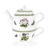 Portmeirion Botanic Garden Square Tea Set - 15oz Teapot &