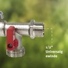 AQUA CONTROL G6354 – Double output garden tap 1/2 –