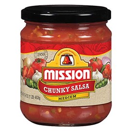 Mission Foods Chunky Salsa, Medium, 16 Oz