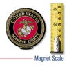 U.S. Marine Corps Seal Magnet by Classic Magnets, 3D Rubber