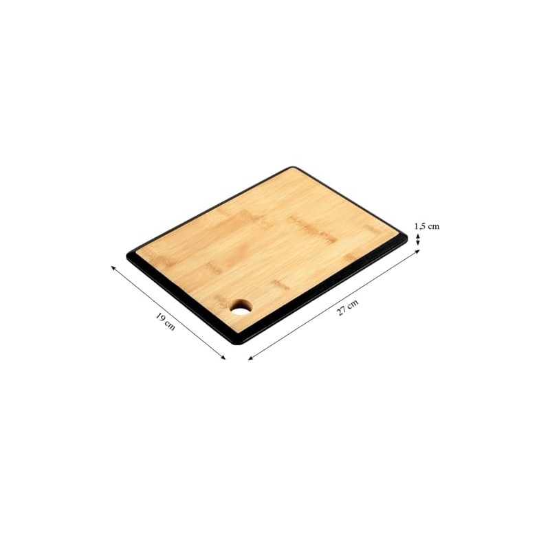 KESPER Bamboo Chopping Board, Dimensions: 27 x 19 x 1.5