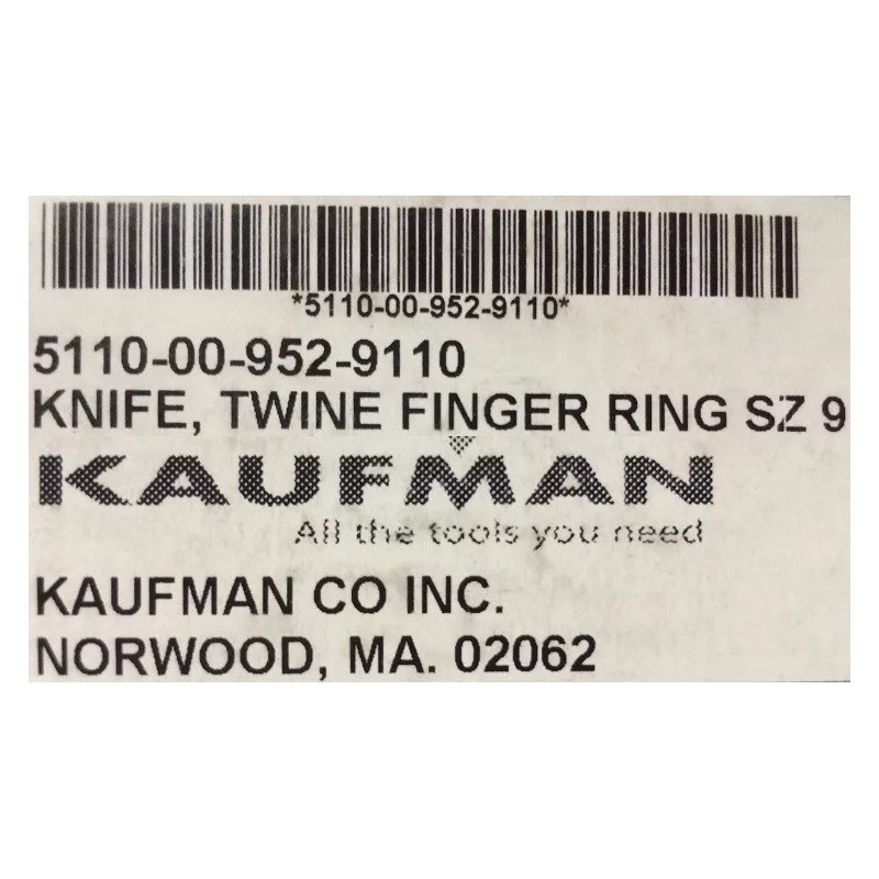 Handy Brand Metal Ring Knives, Original, Safety, Size #9 (Qty
