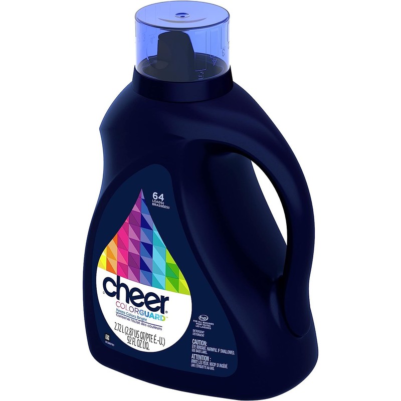 Cheer Liquid Laundry Detergent, 64 Loads, 92 fl oz, HE