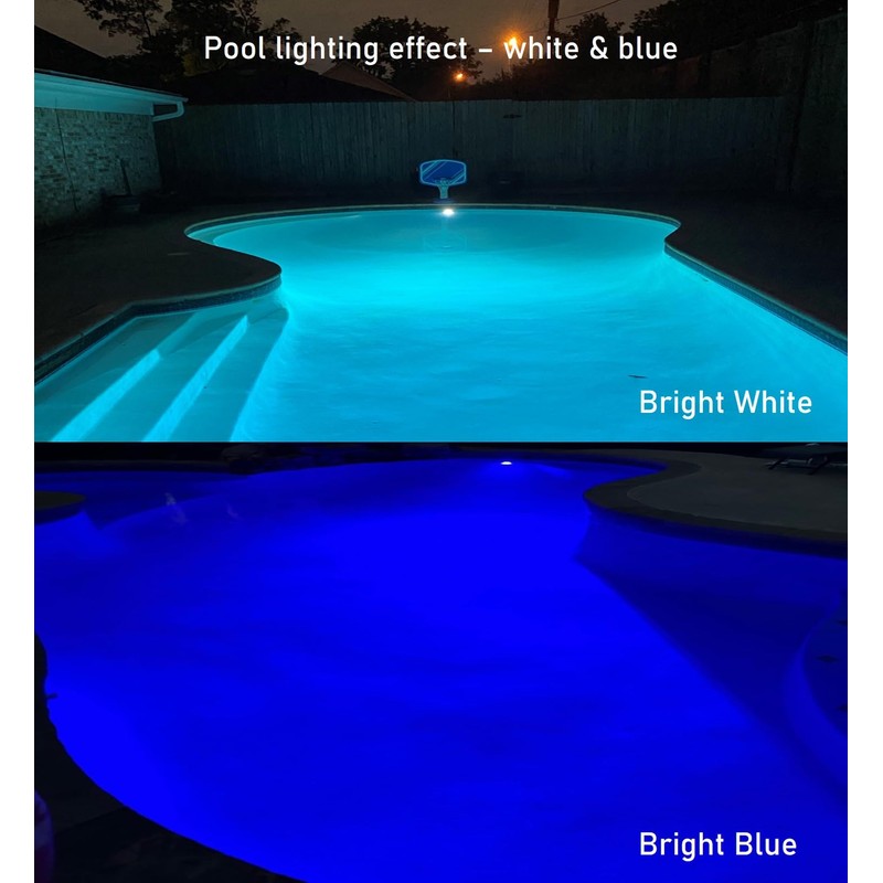 TOVEENEN LED Pool Light Bulb for Inground Pool - White