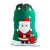 eBuyGB Felt Christmas Santa Sack, Polyester, Green
