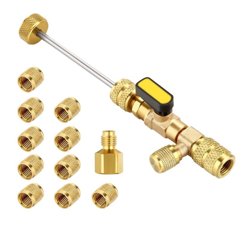 Willoghsa Valve Core Remover Installation Tool Kit Replacement Valve Cores
