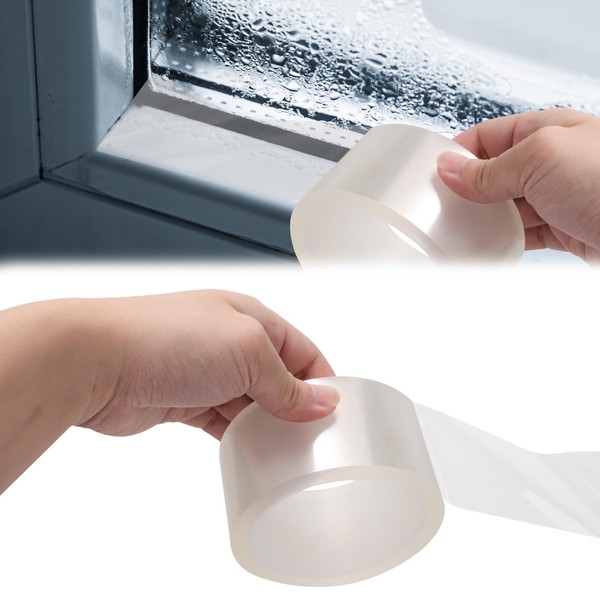 Transparent Window Seal Weather Sealing Tape 2 Inch x 32.8