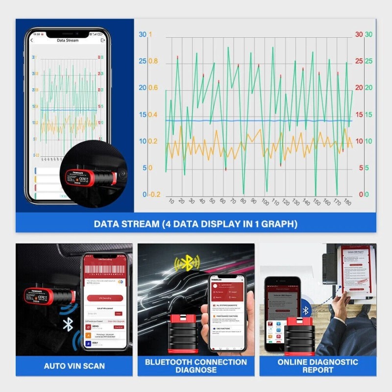 THINKCAR 100% Original New Land Rover Discovery Diagnostic Bluetooth Dongle