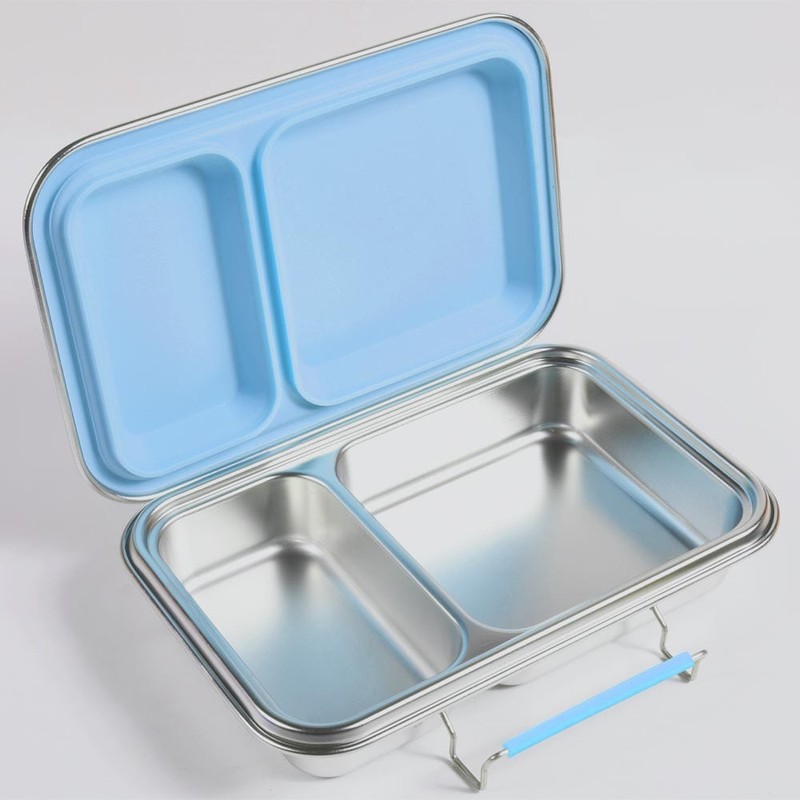 EcoCocoon Bento Lunch Boxes - 2 Compartment, Limoncello