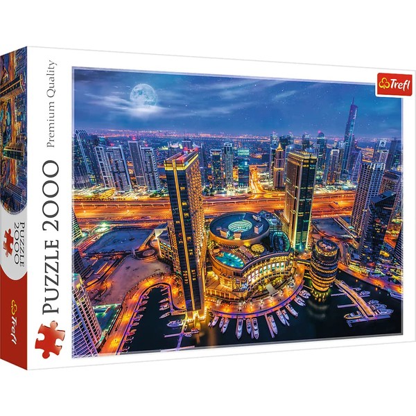 Trefl Red 2000 Piece Puzzle - Lights of Dubai