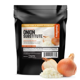 Fodmazing Sustituto de reemplazo de cebolla, reemplazo de ajo bajo FodMap, apto para SII, sin OMG, sin grasa, ideal para comidas y aperitivos (20 porciones)