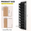 Mefirt 10 Tier Clear Over the Door Shoe Organizer with