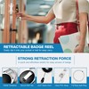 DINALLE 2 Pack Retractable Keychain Heavy Duty Carabiner Badge Reel