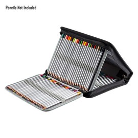 WINSHEA 150 Slots Pencil Case Super Large Capacity Multi-layer PU Leather Students Colouring Pencils Stationary Case Coloured Pencils Holder Case Pencil Case Pencil Case, Rose-red, School bag