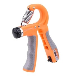 Ejercitador de Mano Ajustable con Resorte, Fortalecedor de Agarre Resistencia 10-60 KG Dedos Mano Entrenamiento Rehabilitacion Sistema de Conteo