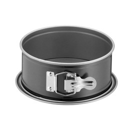 ORIGINAL KAISER Inspiration Mini Springform Cake Tin 18 cm Diameter Round Flat Base Non-Stick Coating Baking Mould Round Cake Mould Leak-proof and Easy Closing Made in Germany