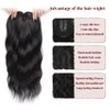 20 inch Synthetic Wavy Hair Topper for Women, 7"x7" Base,