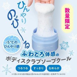 TBC Body Scrub Soap, Cool, 10.6 oz (300 g), Stretching Massage, Scrub, Soap, Body Care, Blackheads, Skin Care, Bath & Beauty Ingredients, Cool Feel, Clear Savon Fresh Scent