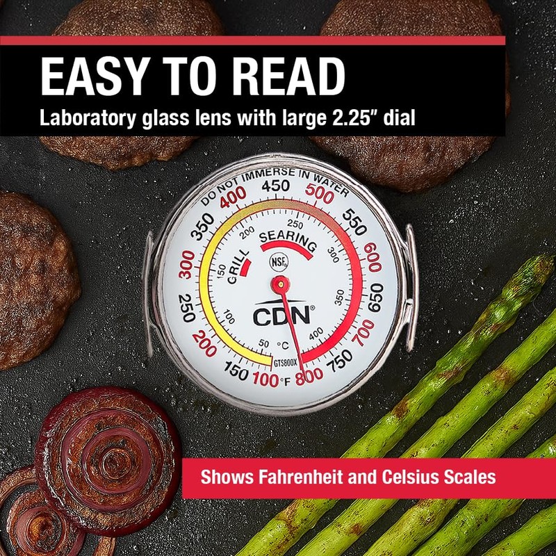 CDN Grill Surface Thermometer | NSF Certified | ProAccurate® |