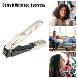 VOCOSTE Nail Clippers Nail Tools for Nail Care Portable Stainless Steel Champagne Gold Tone 1pcs