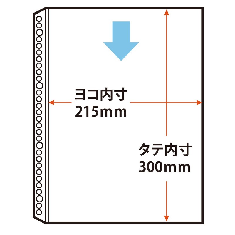  Plus A4 Clear Pockets Refill, Single Pocket, 2/4/30 Holes