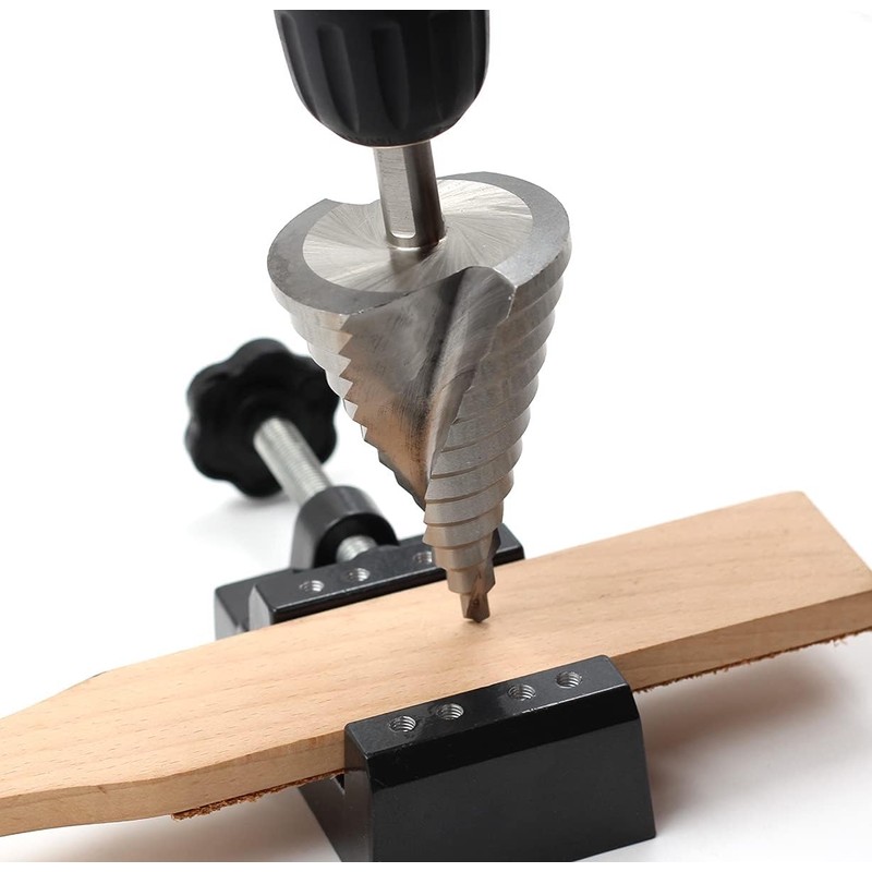 HSS Spiral Step Cone Drill Bit, 6-60mm, Metal and Wood