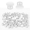 GAGIRA 100PCS 1/4" Plastic Plugs Hole, Cabinet Hole Decorative Covers,