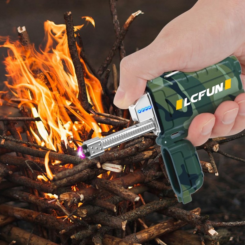 LcFun Electric Lighter Rechargeable Arc Lighter 360°Flexible Neck, Windproof Plasma