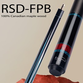 Ray speed Pool Cue Stick Low Deflection Shaft Billiard Cue Stick with Hard Case 19-20 oz Professional Pool Stick (Blue-2, 20 oz)