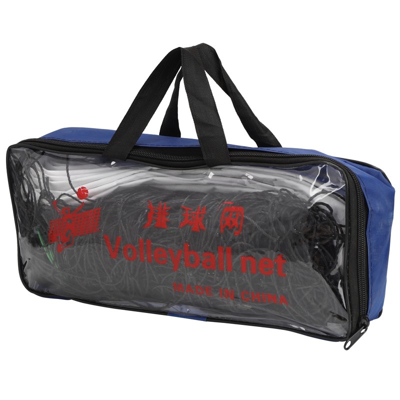Standard Beach Volleyball Net Professional Covered Edge Steel Wire Rope
