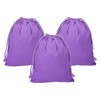PATIKIL Reusable Drawstring Bags, 10x12.6 Inch 3 Pack Multipurpose Cotton