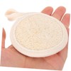 Beavorty 4pcs Exfoliating Face Scrubber Pads Soft Loofah Facial Exfoliator
