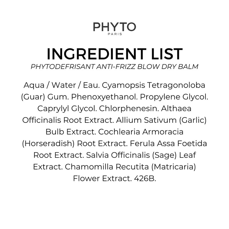 PHYTO Phytodéfrisant Botanical Smoothing Balm | Marshmallow, Sage & Chamomile