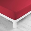 douceur d'intérieur, Lina Marsala Fitted Sheet (140 x 190 cm)