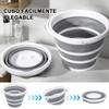 SUKYBUE Cubetas Plegables de 10 litros, Cubos de Limpieza Plegable,