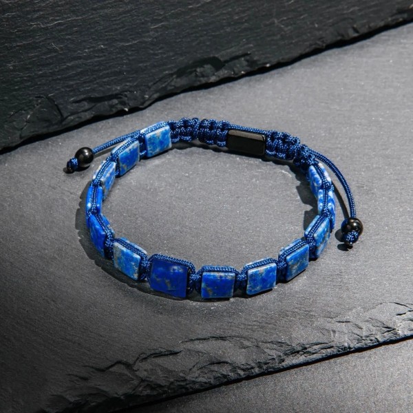 Natural Lapis Lazuli Blue Stone Healing Protection Powerful Men Women