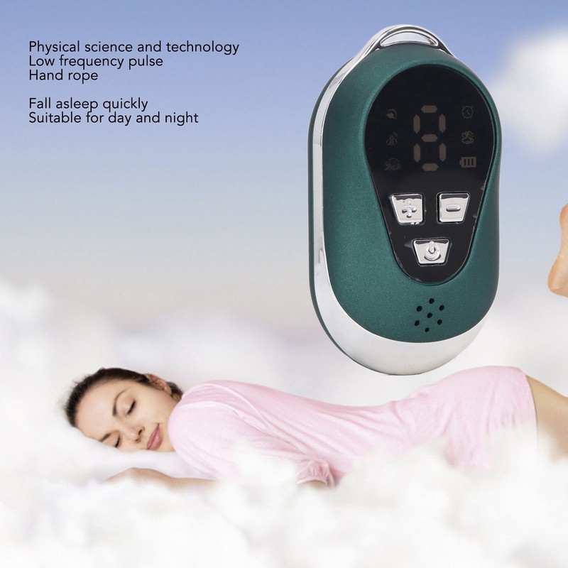 Handheld Sleeping Aid Massaging Relaxing Soothing Pulse Musical Sleep Instrument