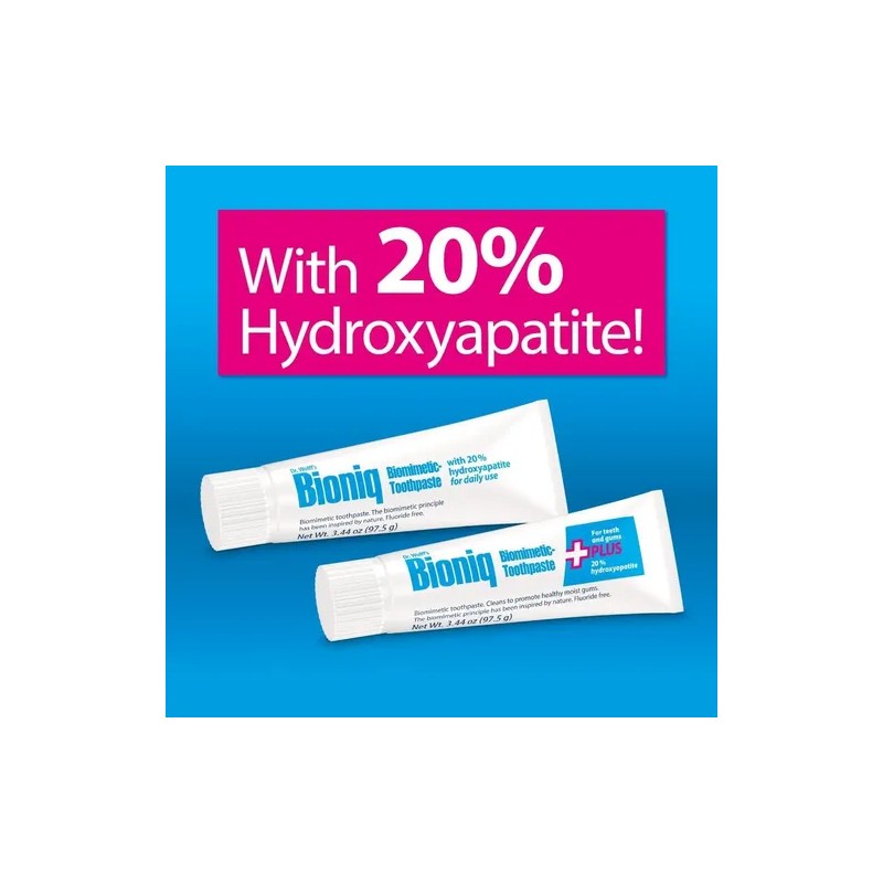 Toothpaste Bioniq Plus Biomimetic W 60ml Hydroxyapatite 12