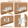 MP7081 RV and Mobile Home Cabinet Door Catch, Friction Roller