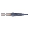 Spiral Grooved Step Drill Bit 4mm to 12mm Step 1/4in