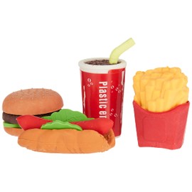 Tobar Fast Food ERASERS Clear 13011