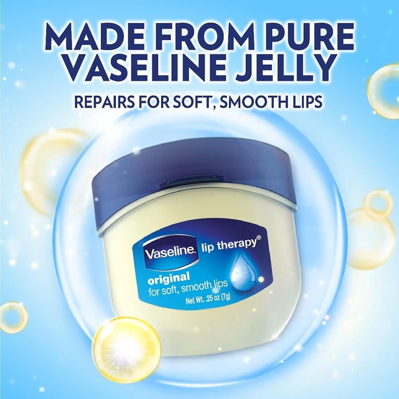 Vaseline Lip Therapy Original, .25 oz (Pack of 4)
