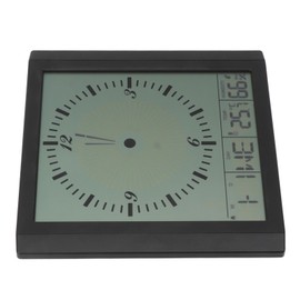 Wall Mounted Digital Display Clock 8.6 Inch Multi-function Large Digital Wall Clock Thermometer Hygrometer for Bedroom