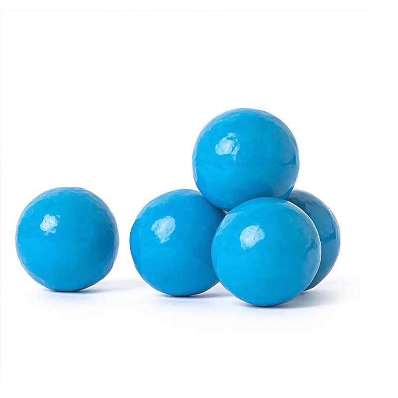 Bayside Candy 1" Large Gumballs - Caribbean Blue Gumballs –
