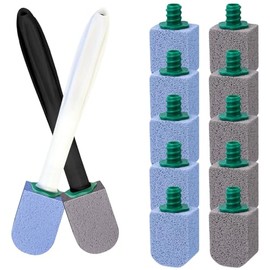 Bimsstein Toilette 10 St√ºck,Cleaning Block Wc mit Griff,Effektive Bimsstein Toilettenreiniger,Hartn√§ckiger Kalk im WC Entfernen Und Urinstein,f√ºr die Reinigung von Badezimmer,K√ºche Sp√ºle (Blaugrau)