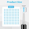 60pcs Ear Wax Removal Replacement Tips,Ear Wax Spoon Accessories Set