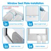 Air Jade Dual Hose Portable Air Conditioner Window Seal Kit,